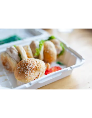 Contenitore Box HAMBURGER 600 ML. 23X15X8 CONF. 125 PEZZI