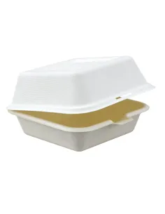 Contenitore Box HAMBURGER 450 ML 15x15x5 Conf.125PZ. con coperchio