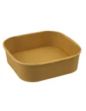 Insalatiera Kraft quadrata 13x13 h6 650ml. Conf. 50 pz.