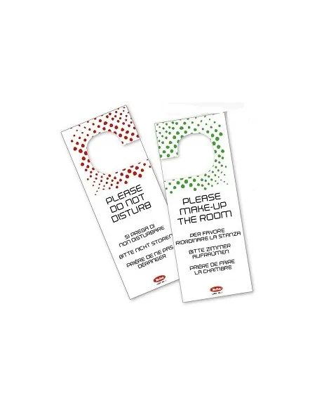 Cartello Appendiporta "Non disturbare" per camera hotel, B&b
