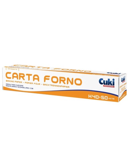 Carta Forno Cuki ROLL 40 da 50 metri larga 40 cm
