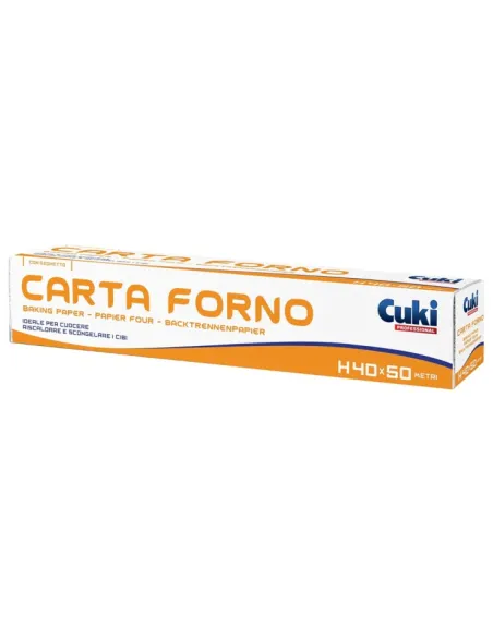Carta Forno Cuki ROLL 40 da 50 metri larga 40 cm