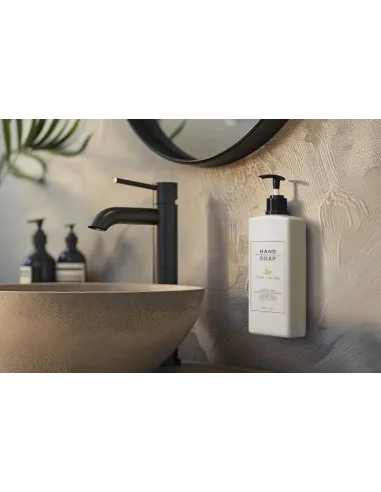 Sapone mani al The Verde in dispenser da 380ml in erogatore bianco