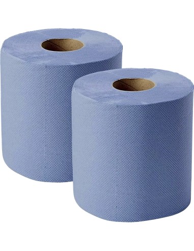 Rotoloni in carta blu 3 veli pura cellulosa Carind EXCLUSIVE BLUE 150 PLUS Confezione 2 rotoli