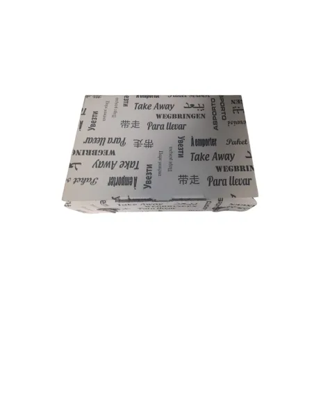 Scatola porta fritti per take away 100 Pz. cm. 15x22 h8