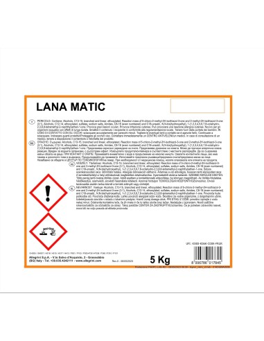 Lana Matic kg. 5 detergente liquido per capi delicati e lana