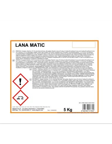 Lana Matic kg. 5 detergente liquido per capi delicati e lana