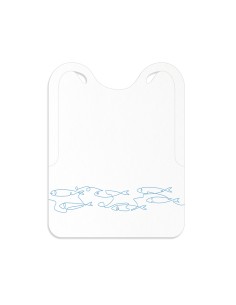 Bavaglio ristorante salvaschizzo in tnt decoro mare' 50pz.