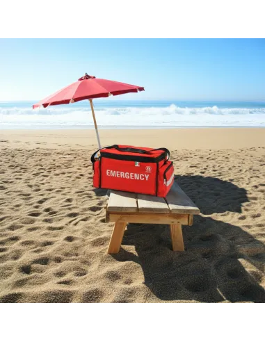 Kit emergenza balneare in borsa impermeabile, ideale per spiagge e piscine | Detershoponline.it