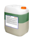Tanica di SUPER DF PLUS disponibile nei formati da 5 kg e 25 kg – detergente schiumogeno professionale per autolavaggi.