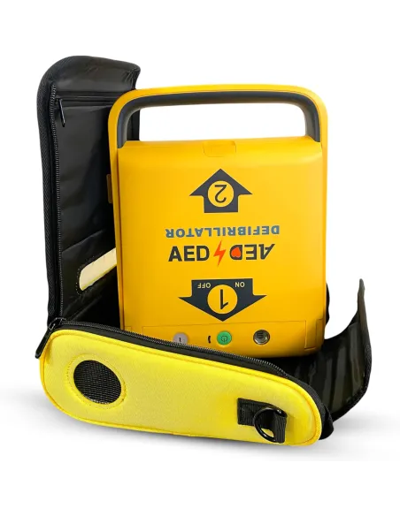 Defibrillatore Semiautomatico AMOUL I3 - Completo di Borsa ed Elettrodi per Adulti e Bambini
