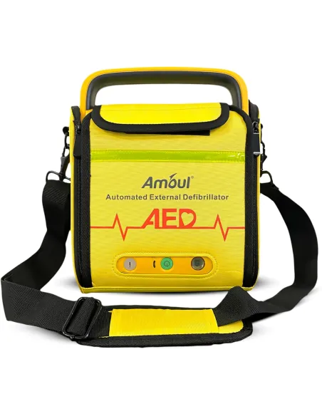 Defibrillatore Semiautomatico AMOUL I3 - Completo di Borsa ed Elettrodi per Adulti e Bambini