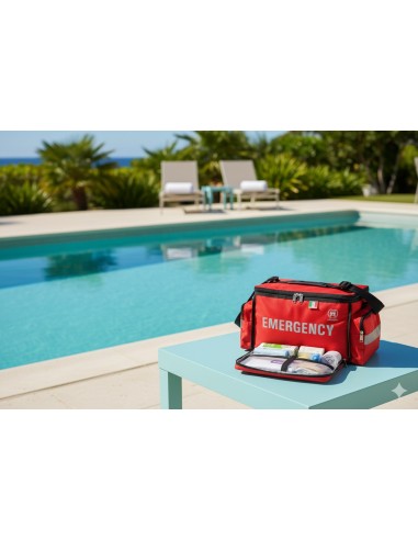Kit emergenza balneare in borsa impermeabile, ideale per spiagge e piscine | Detershoponline.it