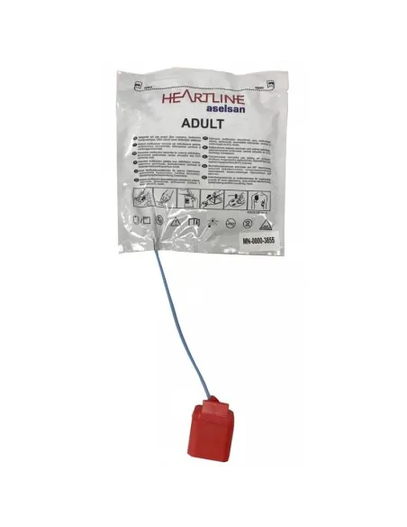 Piastre elettrodi adulto per defibrillatore Heartline AED | detershoponline.it