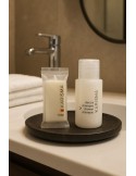 Kit di cortesia Karisma con saponette incartate e shampoo doccia da 20 ml – ideale per hotel e bed & breakfast.
