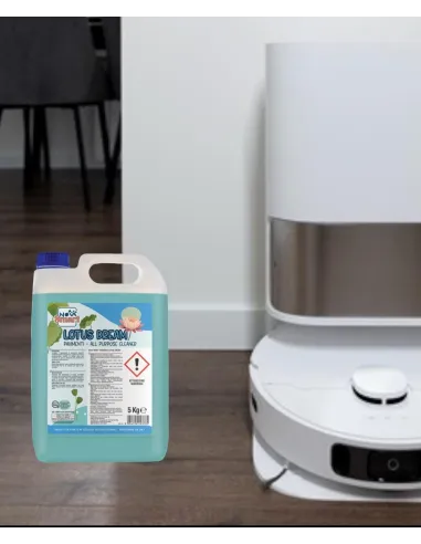 Detersivo liquido profumato pavimenti pH neutro 4x5L Lotus Dream per robot lavapavimenti