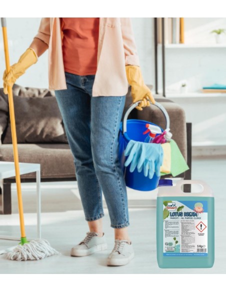 Detersivo liquido profumato pavimenti pH neutro 4x5L Lotus Dream per robot lavapavimenti