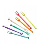 Forchettine 2 Punte Plastica Monouso, 1000 pz, Colore Assortito, Catering e Buffet Ingrosso | Detershoponline.it