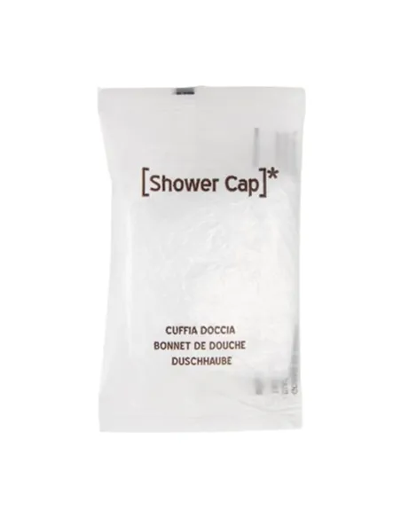 Cuffia Doccia, Flow Pack Trasparente, Linea Hotel, Cartone 500pz. | Detershoponline.it