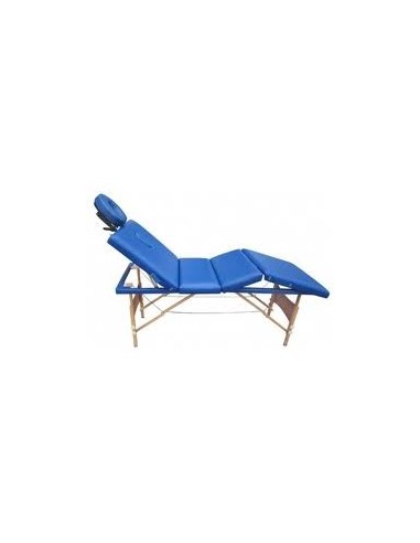 Lettino massaggi in legno pieghevole 4 zone