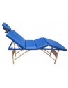 Lettino massaggi in legno pieghevole 4 zone