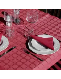 tovaglia 100x100 politenata damascato 150 pz. BORDEAUX