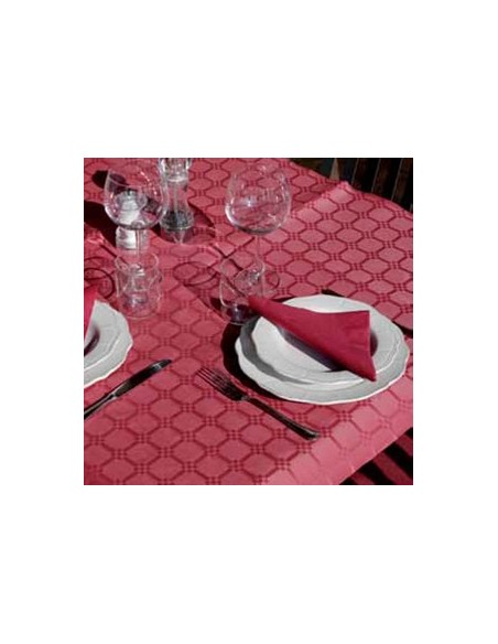 tovaglia 100x100 politenata damascato 150 pz. BORDEAUX