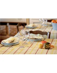 Coprimacchia tovaglia 100x100 politenata damascato 150 pz.