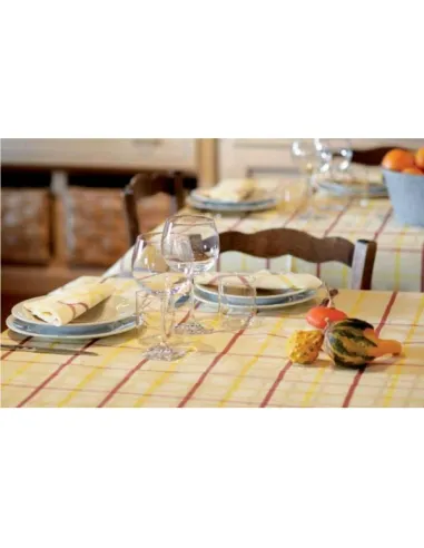 Coprimacchia tovaglia 100x100 politenata damascato 150 pz.