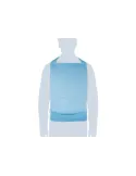100 Bavagli monouso anziani blu