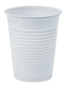 Bicchiere plastica bianco 200cc 3000pz.