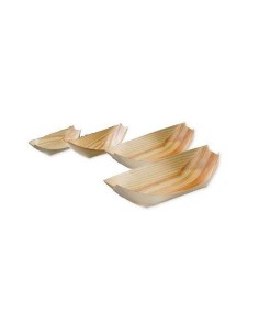 Piroghe in legno bamboo finger food pz. 50