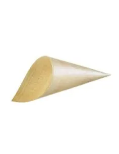 Cono in legno bamboo finger food pz.50