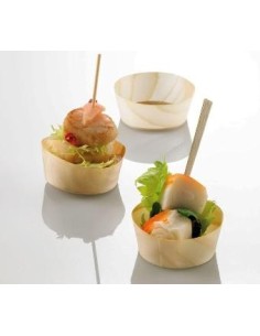 Vaschetta in legno pz.100 finger food