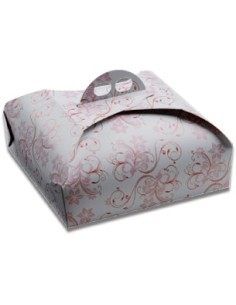 Scatola porta torta quadrata 39x39x7 in cartoncino