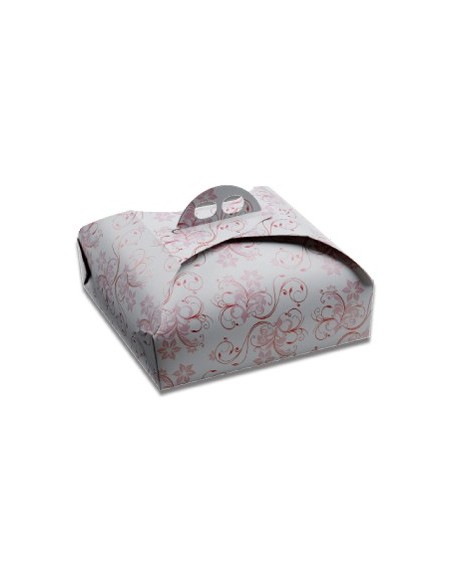 Scatola porta torta quadrata 39x39x7 in cartoncino