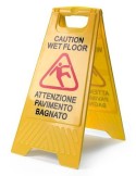 Segnale pericolo "pavimento bagnato"