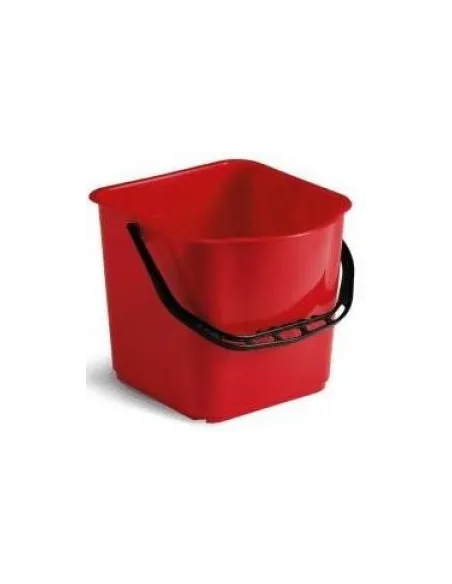 Secchio 15lt. moplen rosso