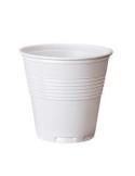 Bicchiere plastica caffe' bianco 80cc.100pz.