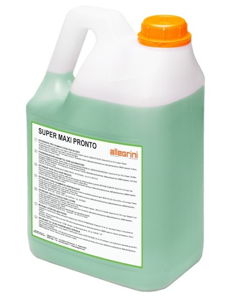 Super Maxi Pronto Eco detersivo pavimenti senza risciacquo profumato - Allegrini spa
