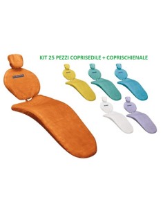 Copririunito in tnt per dentista Kit 25 coprisedile + 25 coprischienale